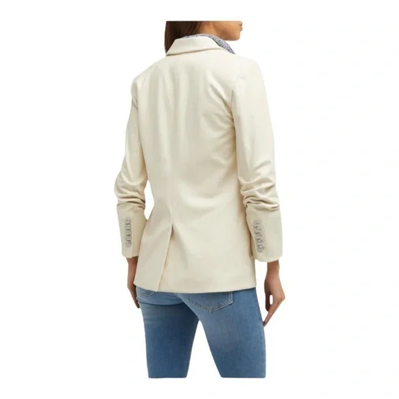 Veronica Beard Beacon Dickey Jacket Ecru NWT